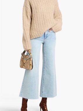 FRAME Le Palazzo Crop Wide Leg Jeans